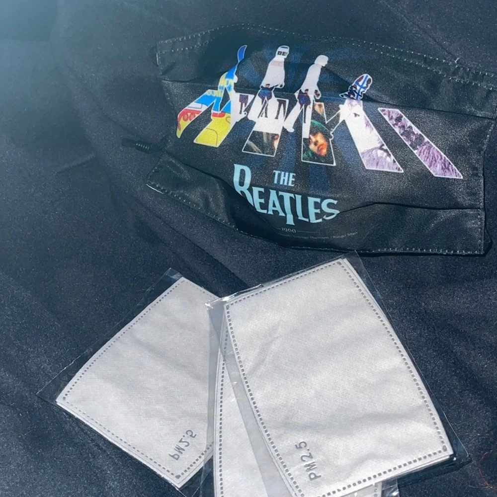 New The Beatles face mask